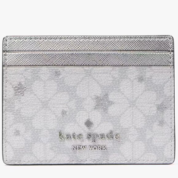 kate spade Handbags - NWT Kate Spade Spade Flower Star Toss Small Slim Card Holder